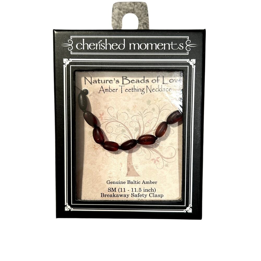 Nature's Beads of Love Baltic Amber Teething Necklace